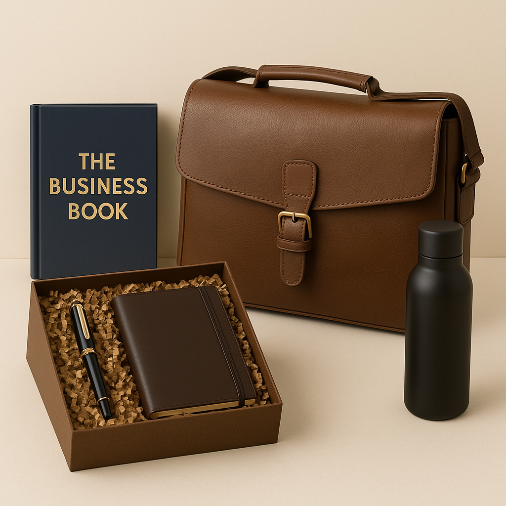 Books, Pens, Bags, Bottles
